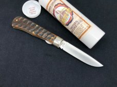 Great Eastern Beaver Tail Tidioute Liner Lock 235120L Brazilian Cherry GEC NIT