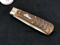 Great Eastern Beaver Tail Tidioute Liner Lock 235120L Brazilian Cherry GEC NIT