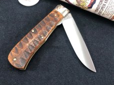 Great Eastern Beaver Tail Tidioute Liner Lock 235120L Brazilian Cherry GEC NIT