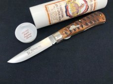 Great Eastern Beaver Tail Tidioute Liner Lock 235120L Brazilian Cherry GEC NIT