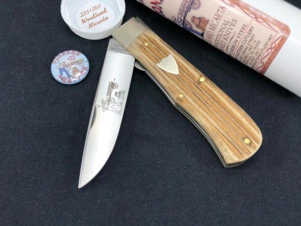 Great Eastern Tidioute Liner Lock 235120L Woodland Micarta GEC NIT Great Eastern Tidioute Liner Lock 235120L Woodland Micarta GEC NIT