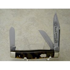 Fight'n Rooster Frank Buster Cutlery Co. Solingen Germany Tortoise Shell Black Widow Stockman Knife