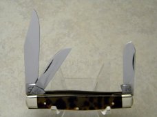 Fight'n Rooster Frank Buster Cutlery Co. Solingen Germany Tortoise Shell Black Widow Stockman Knife