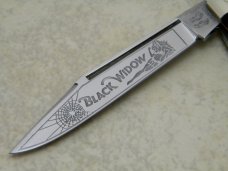 Fight'n Rooster Frank Buster Cutlery Co. Solingen Germany Tortoise Shell Black Widow Stockman Knife