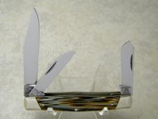 Fight'n Rooster Germany Celebrated Silver Gold Black Stockman Knife