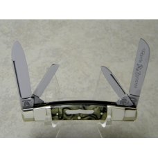 Fight'n Rooster Germany Celebrated Pearl & Black Stepped Bolsters 4 Blade Congress Knife