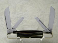 Fight'n Rooster Germany Celebrated Gold & Black Stripe 4 Blade Congress Knife