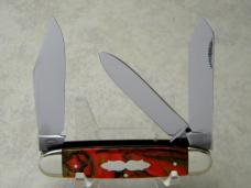 Fight'n Rooster Germany Celebrated Rose, Gold & Black 3 Backspring Whittler Knife - 1 of 250