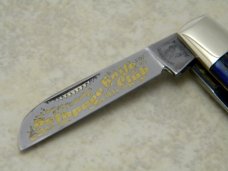Fight'n Rooster Germany Celebrated Blue & Gold 1993 Bethpage Knife Club 4 Blade Congress Knife