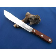 Case XX 8quot butcher Knife VTG NICE BROWN WOOD 2147079