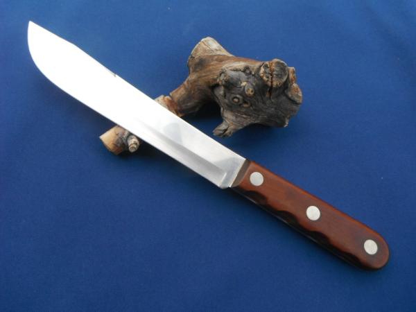 Case XX 8" butcher Knife VTG NICE BROWN WOOD 2147079 Case XX 8" butcher Knife VTG NICE BROWN WOOD 2147079