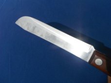 Case XX 8" butcher Knife VTG NICE BROWN WOOD 2147079