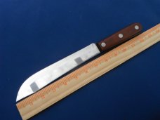 Case XX 8" butcher Knife VTG NICE BROWN WOOD 2147079