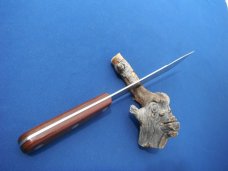 Case XX 8" butcher Knife VTG NICE BROWN WOOD 2147079