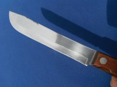 Case XX 8" butcher Knife VTG NICE BROWN WOOD 2147079