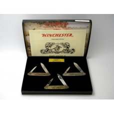 Winchester Trademark USA 1994 Model 94 100 Year Anniversary 3 Knife Set in Box