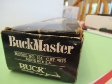 Buck  -BuckMaster Model 184 