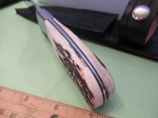 Wayne Hensley Custom Stag Handle Fixed Blade 