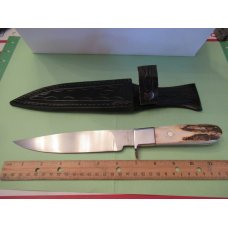 Wayne Hensley Custom Stag Handle Fixed Blade