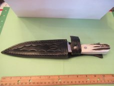 Wayne Hensley Custom Stag Handle Fixed Blade 