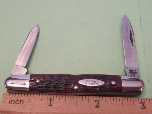 Case XX USA Brown Bone Eisenhower Pattern # 06263 SSP Case XX USA Brown Bone Eisenhower Pattern # 06263 SSP