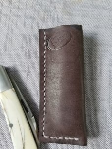 K'roo Custom Sway Back,Viper, Wharncliffe Ivory Knife,NEW,2020, w/coa & new K'roo pocket slip,3.93"