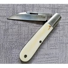 K'roo Custom Sway Back,Viper, Wharncliffe Ivory Knife,NEW,2020, w/coa & new K'roo pocket slip,3.93"
