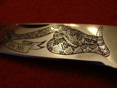 Gerber Folding Sportsman II Lockback Engraved and Etched Bicentennial 1976. 1 of only 200!