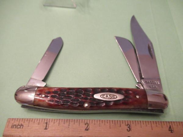 Case XX Red Bone Stockman Pattern # 6347 Case XX Red Bone Stockman Pattern # 6347