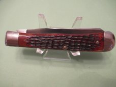 Case XX USA Red Bone Handle Trapper Pattern # 6254SSP