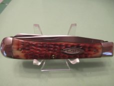 Case XX USA Red Bone Handle Trapper Pattern # 6254SSP