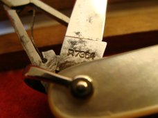Remington 4-Blade Shadow Sleeveboard Lobster Knife Pattern R7364. Genuine Pearl Handles. 1920-1939 