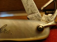 Remington 4-Blade Shadow Sleeveboard Lobster Knife Pattern R7364. Genuine Pearl Handles. 1920-1939 