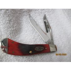 CASE COLLECTORS CLUB 2017 LIFE MEMBER KNIFE L2506 CHESTNUT JIGGED BONE MODEL NO TB62110 SS