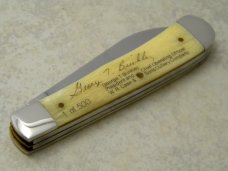 Case XX USA 1997 W.R. Case & Sons Cutlery Co. Celebration Bone 6254 WH SS Wharncliffe Trapper Knife