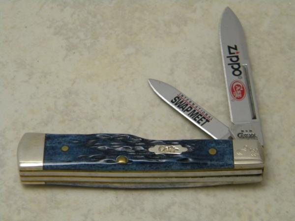 Case XX 6 Dot Zippo International Swap Meet Bone 6215 SS
