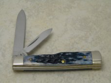 Case XX 6 Dot Zippo International Swap Meet Bone 6215 SS Gunstock Knife NIB