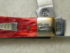 Case XX USA 6 Dot Kentucky Knife and Quarter Collection Bone 6254 SS Trapper Knife NIB