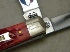 Case XX USA 6 Dot Kentucky Knife and Quarter Collection Bone 6254 SS Trapper Knife NIB