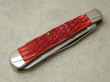 Case XX USA 6 Dot Kentucky Knife and Quarter Collection Bone 6254 SS Trapper Knife NIB