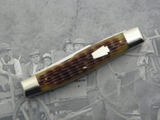 Schatt &  & Morgan, Keystone Series XVI Bradford Jigged Green Bone Serpentine Moose #041155: 2006