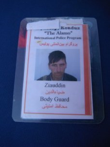 Handmade pocket knife from Afghanistan & Other items from Afghan National Police ANP. Afghan War/OEF