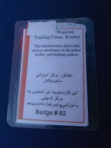 Handmade pocket knife from Afghanistan & Other items from Afghan National Police ANP. Afghan War/OEF