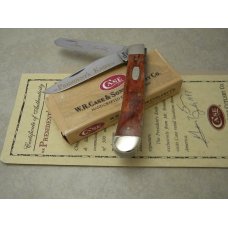 Case XX USA 6254 Mahogany Bone President's Knife Trapper Knife 1997 NIB