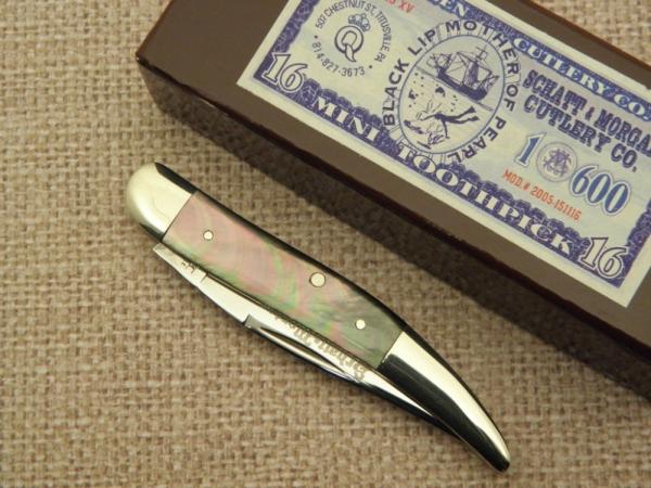 Schatt & Morgan, Keystone Series XV Premium Black Lip Mother of  Pearl Mini Toothpick #151116