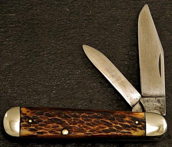 RARE Queen #10 Heavy Jack Contract Knife for Ben Rocklin of Chicago
