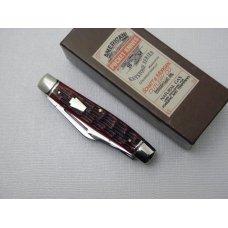 Schatt & Morgan, Keystone Series XVII Timeworn Red Jigged Bone Stockman #043155: 2007