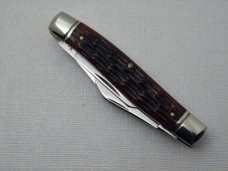 Schatt & Morgan, Keystone Series XVII Timeworn Red Jigged  Bone Stockman #043155: 2007