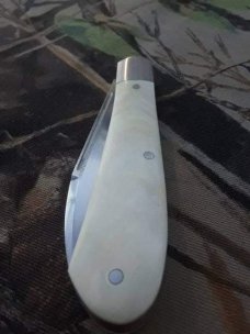 K'ROO CUSTOM BLADES - K'roo Zulu Spear  - Warthog Tusk Ivory Handles