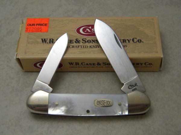 Case XX USA Pearl 82131 SS Canoe Knife in Box Case XX USA Pearl 82131 SS Canoe Knife in Box